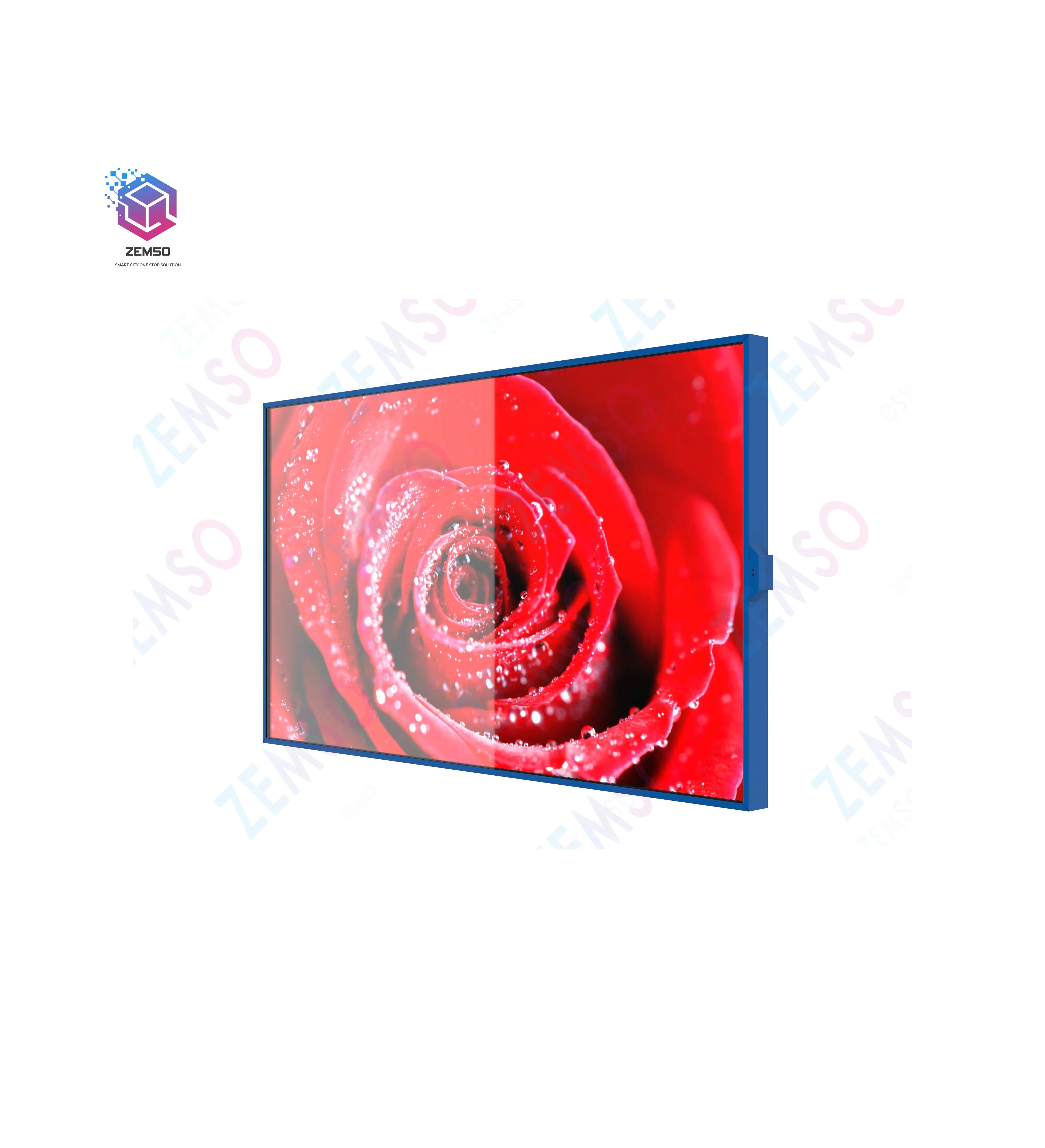 55 inch high brightness 3000nit window display Sunlight readable ultra thin lcd vertical advertising display