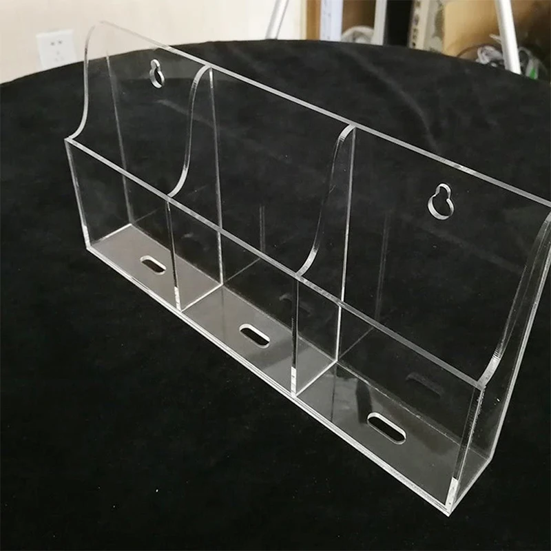 Custom high quality acrylic wall mounted mobile phone iPad charging stand Multimedia Remote Control Display Stand