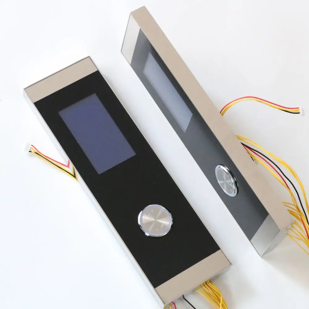 Black Acrylic Elevator COP LOP HOP Call Button Panel Elevator Lop Panel With Lcd Tft Display  Lift spare parts