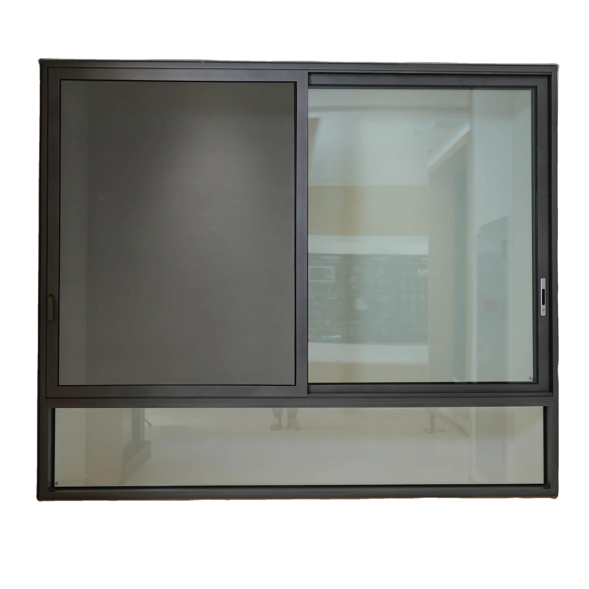 Customized  French sliding window Popular products  double panel glass sliding windows for house