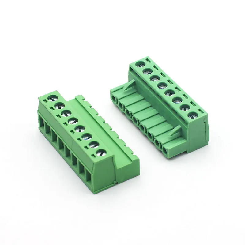 2 шпильки 10 штифтов клеммный блок разъемов 5 08 мм шаг pcb клеммные колодки
