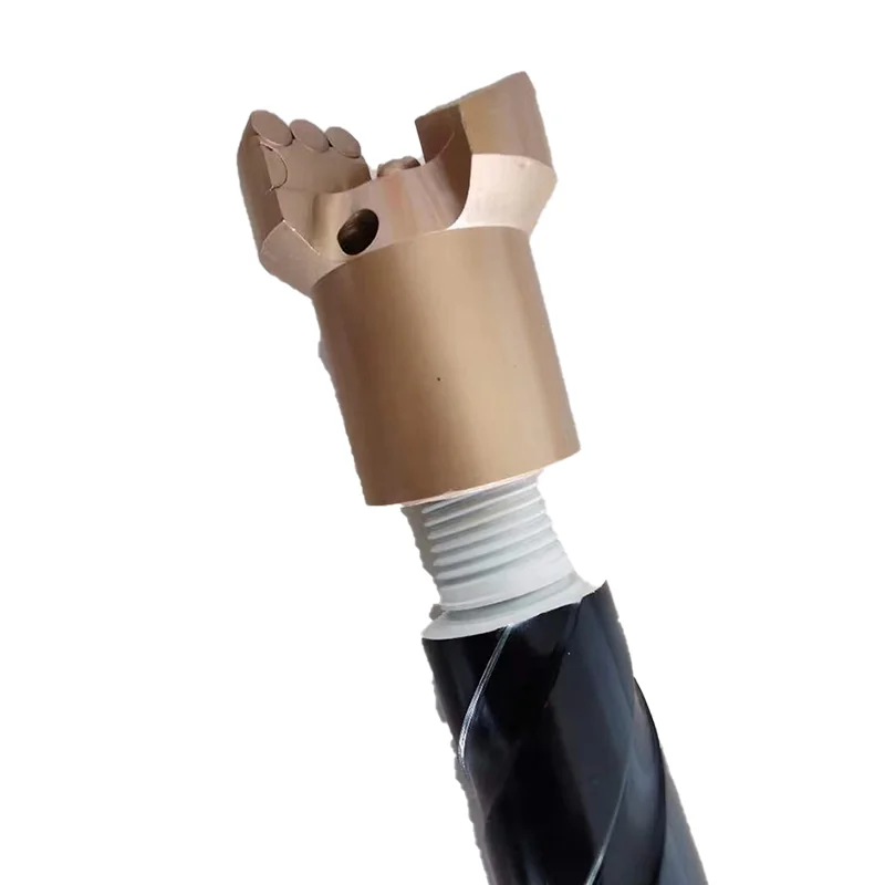 High strength three blade drill bit  diamond water well drilling bits 160mm  168mm pdc 3 wings bit for coal mine rock