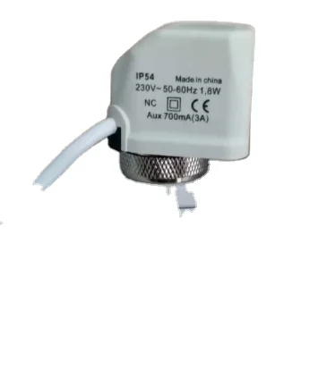 Thermostatic thermal actuator for zone valve radiator floor heating system electrothermal actuator