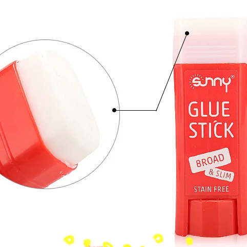 Hot selling Transparent Hot Melt glue stick with 18g, non-toxic,square shape