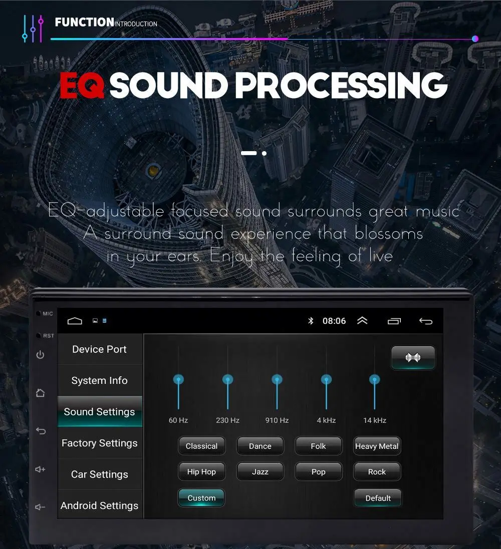 Universal 1 Din Car DVD Player CarPlay 7 Inch Android Car Monitor Mp5 Stereo Video Player Car DVD Radio