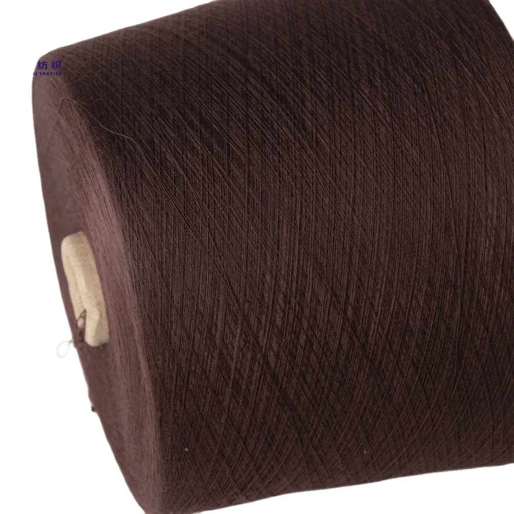New Products Ring Spun Yarn Dope Dyed diverse 100% Polyester Spun Yarn For Knitting