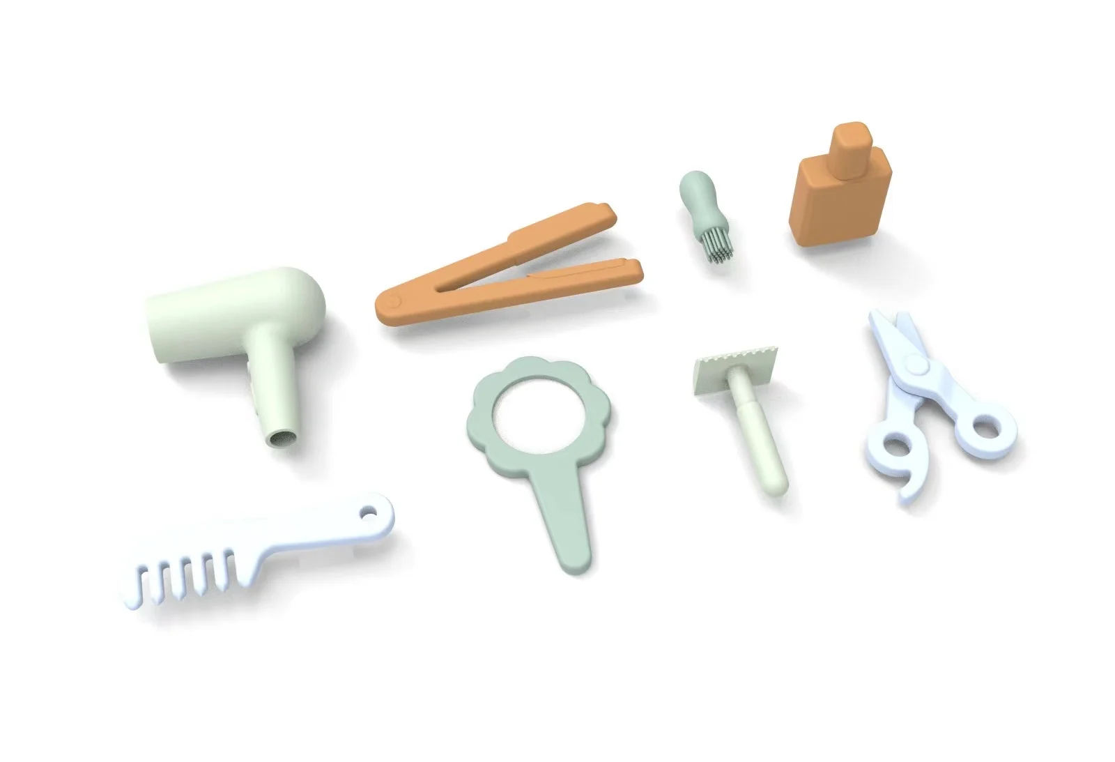 Силиконовый набор для макияжа девочек