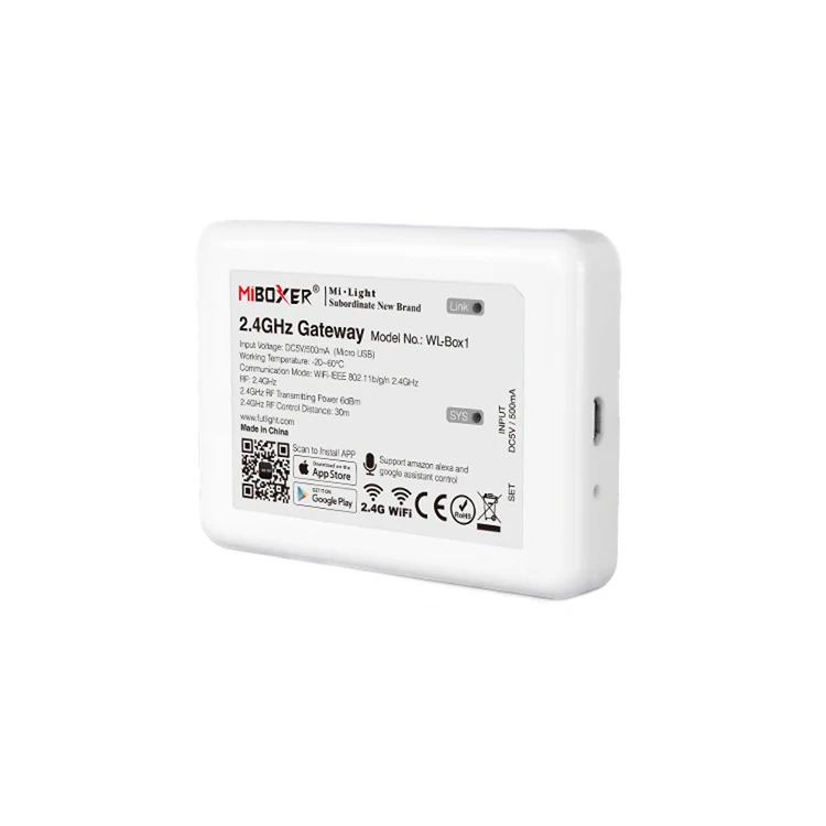 Светодиодный контроллер Mi light Boxer WL-BOX1 2 4 GHZ Gateway wifi