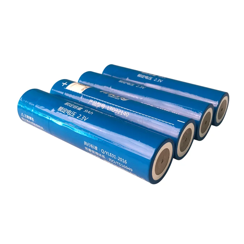 2.3v 9Ah Yinlong LTO32140 2.3V 9Ah B Grade Cylindrical Lithium Titanate LTO Battery Cell