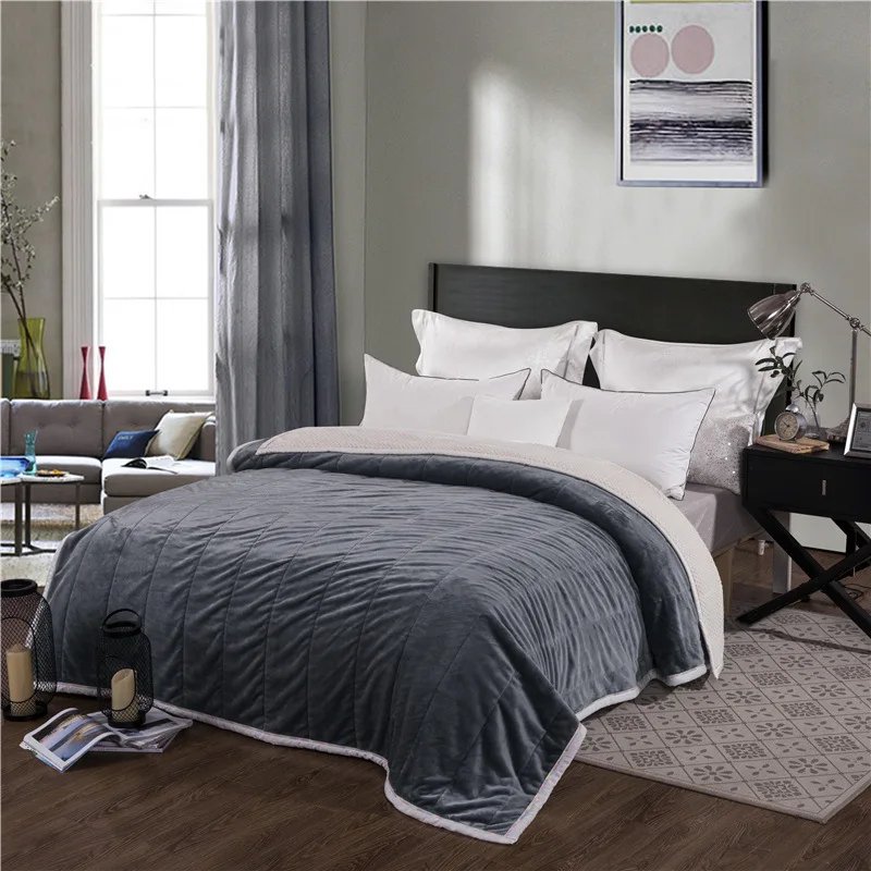 Flannel home blanket multi colors customized sizes and fast delivery blanket 600g