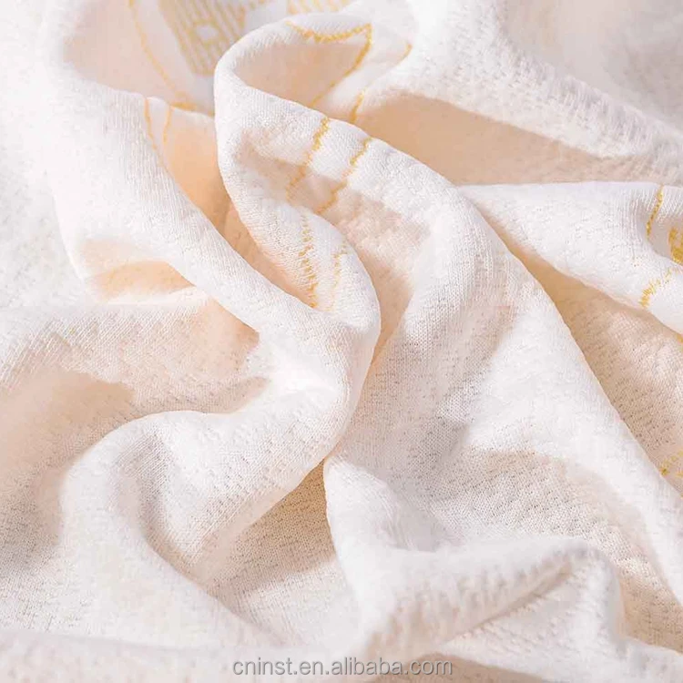 Customizable 240gsm Various Pattern Jacquard Knitted Mattress Fabric For Bed