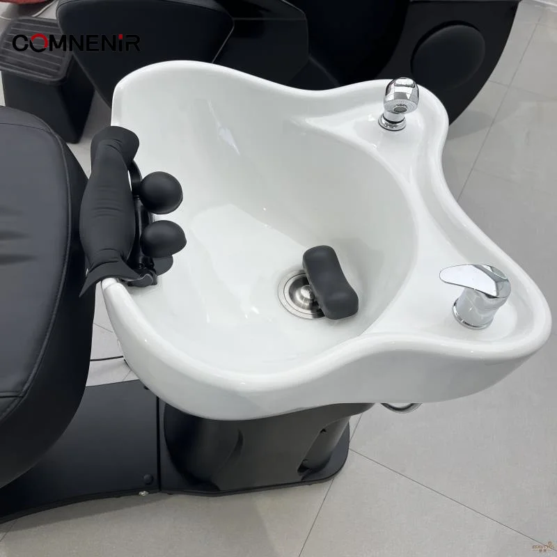Hair Wash Station Massage Bed With Steam SPA Head Water Therapy Thai Massage Shampoo Bed