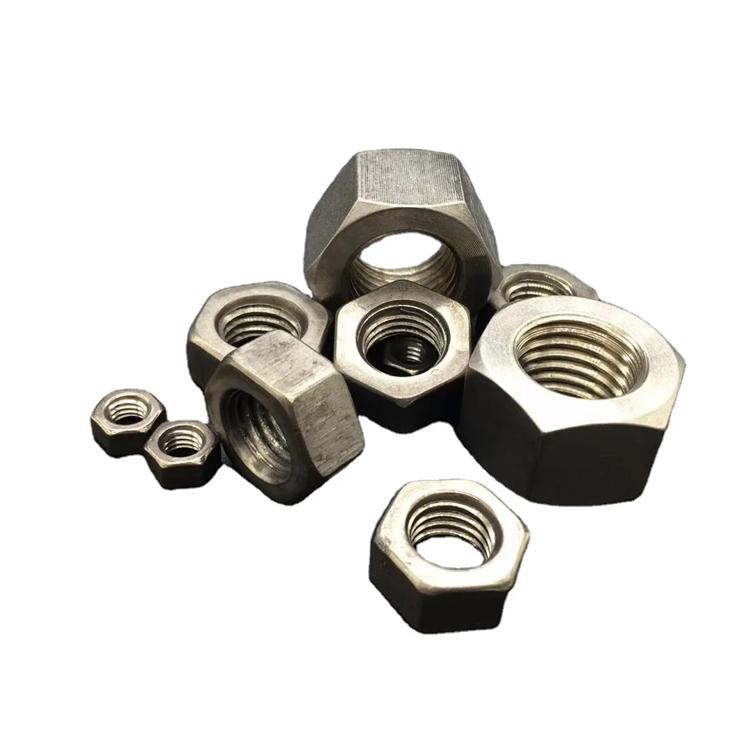 Wholesale Cheap Carbon steel DIN934 Hex Nuts Metal M6 M8 M10 M12 M14 M16 M18 M20 High Quality Hexagon Nuts