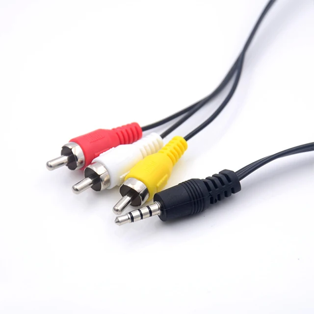 High Quality Customized Audio Cables Tin-plated Connector 3.5MM Male to Male RCA Cable