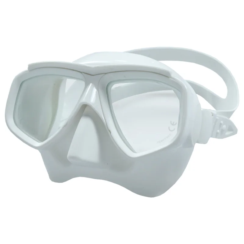 Adult Swim Mask M23-CF Spear Fish Mark Dive with Tempered Glass Lens and PC Frame adult spear fishing mask
