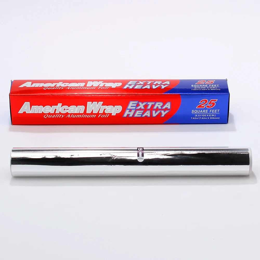 Household Food Grade Aluminum Foil For Bbq Grilling Baking Aluminum Foil For Kitchen