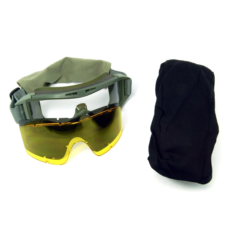 China Guangzhou Manufacturers anti-scratch Night Vision Goggles EN166 Tactical Goggles glasses