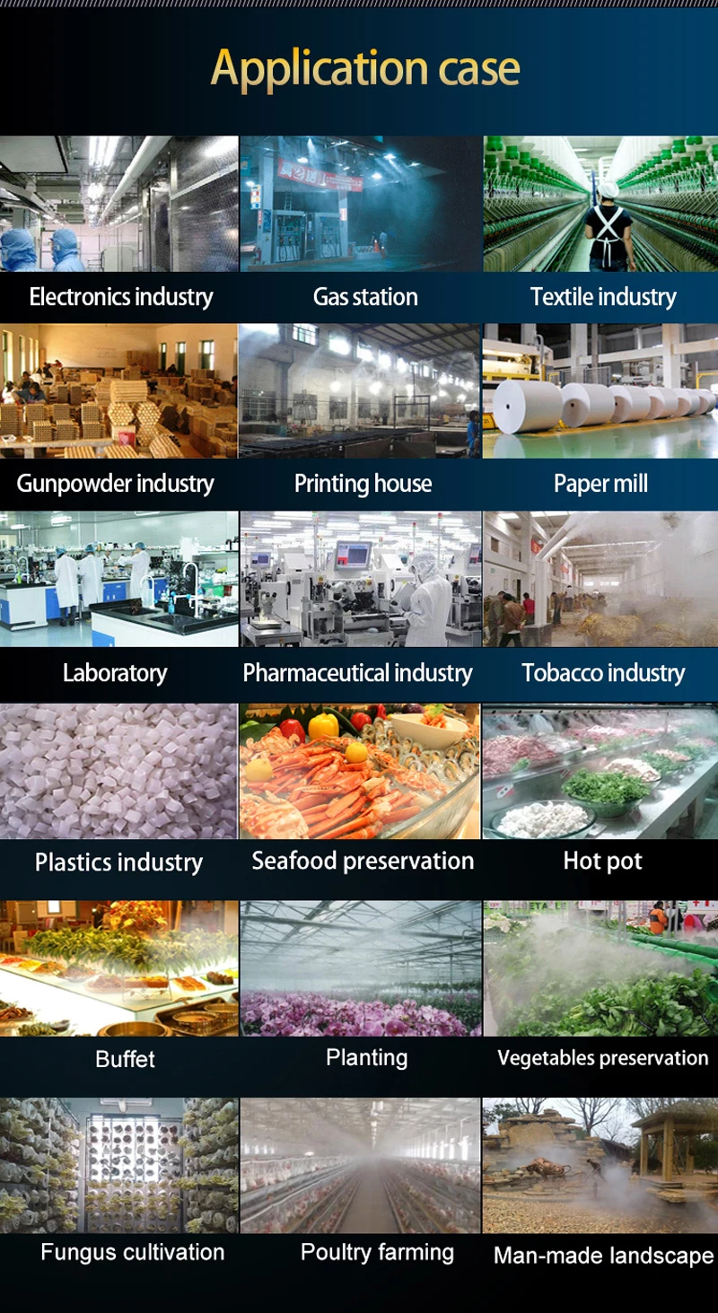 China Factory Industrial Greenhouse Ultrasonic Humidifier Mushroom  Mist Air Humidifier