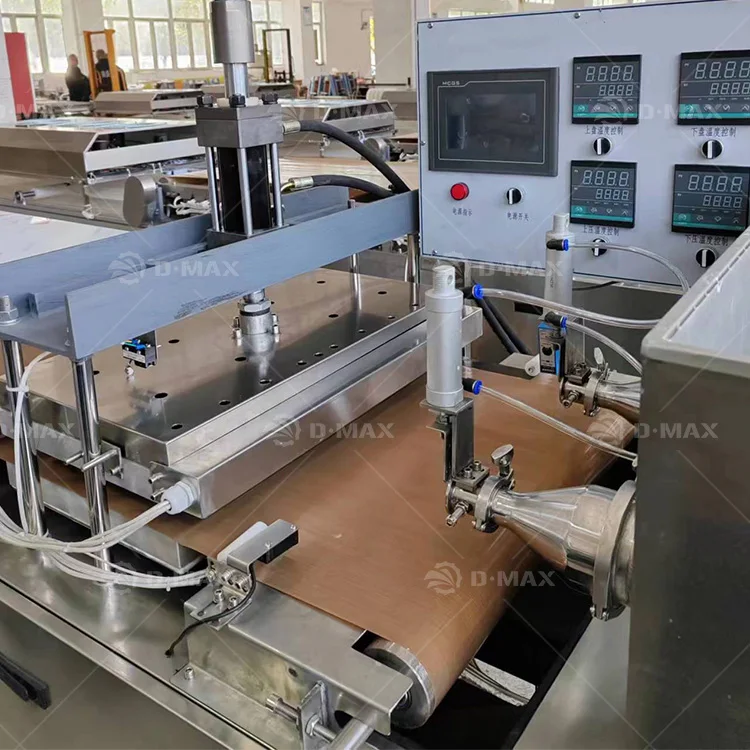 Big capacity Mexico Taco Burrito Round Thin Pancake Forming Machine Flapjack Making Machine