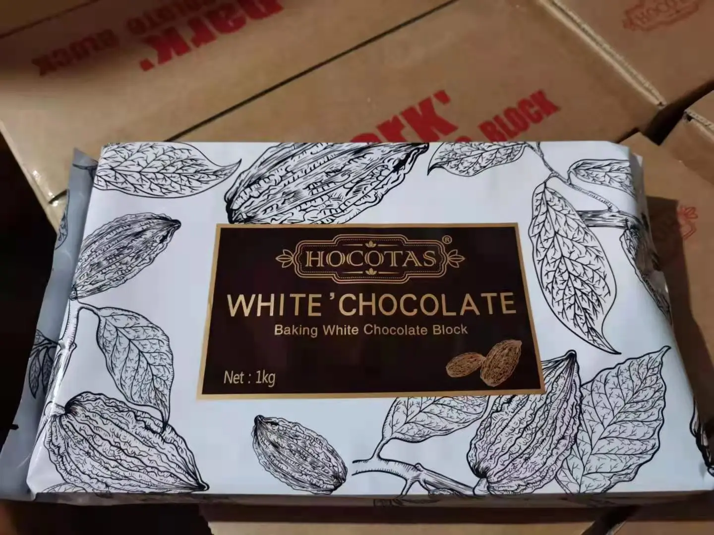 white & Black chocolate dip sauce / Jam for cracker , Biscuit , cakes making