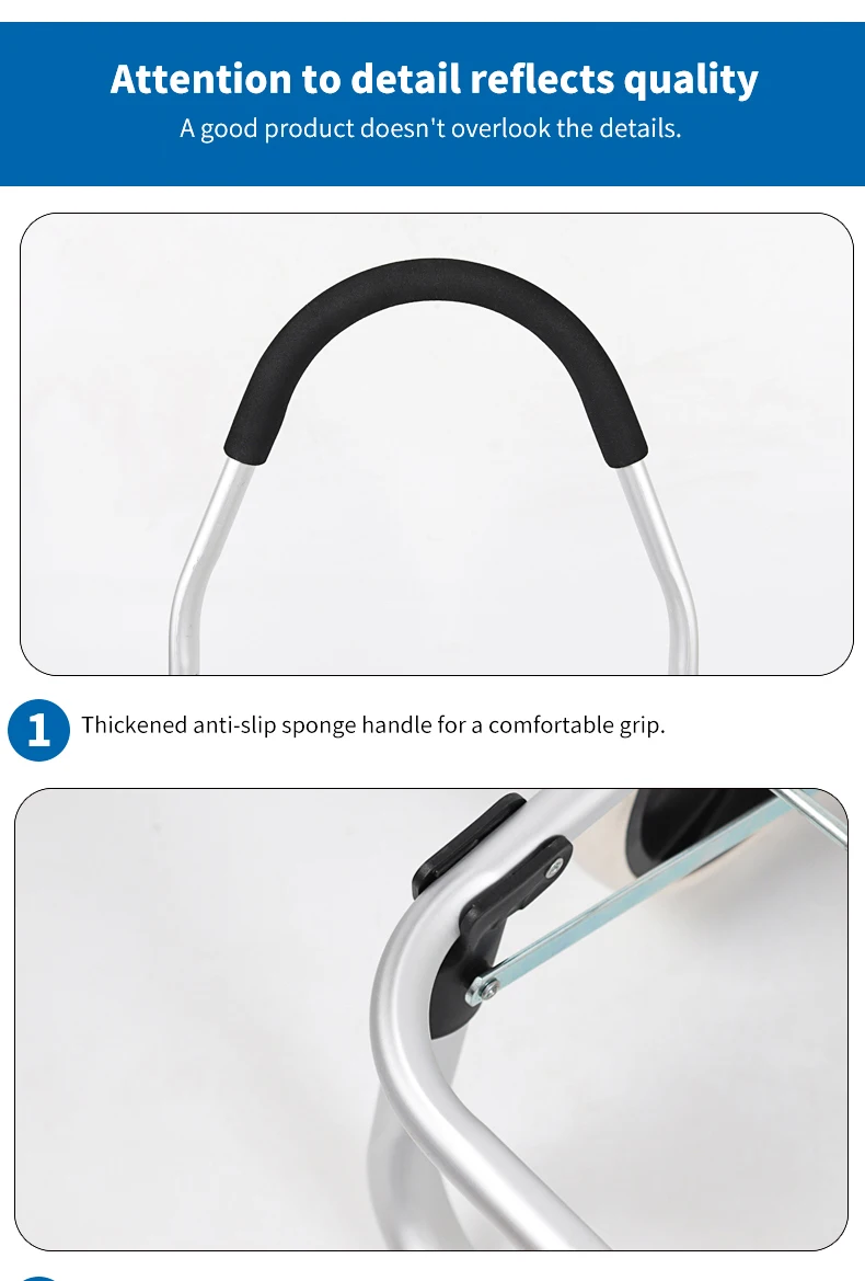 Folding Supermarket Trolley Stainless Steel Metal Shopping Cart With Seat Trolley Cart With Customized Logo