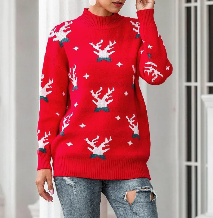 
Christmas thick sweater winter pullovers for women 