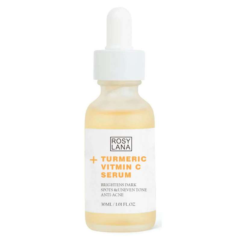 
Private Label Organic Collagen Brightening Anti-aging Facial Serum Whitening Turmeric Vitamin C Serum 