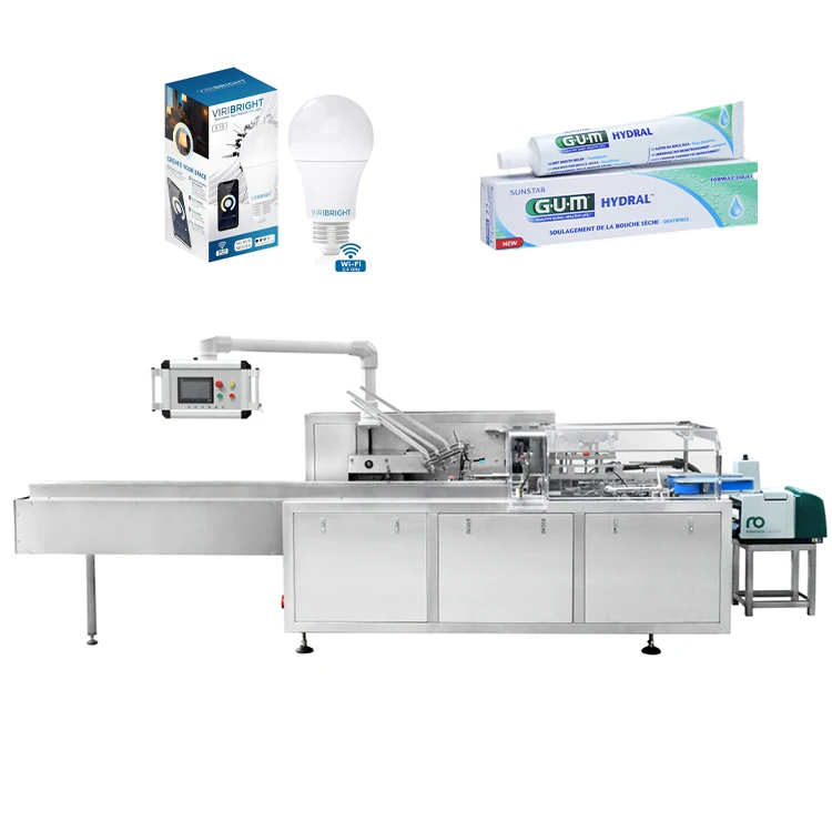 Automatic Toothpaste And Toothbrush Carton Box Packing Machine