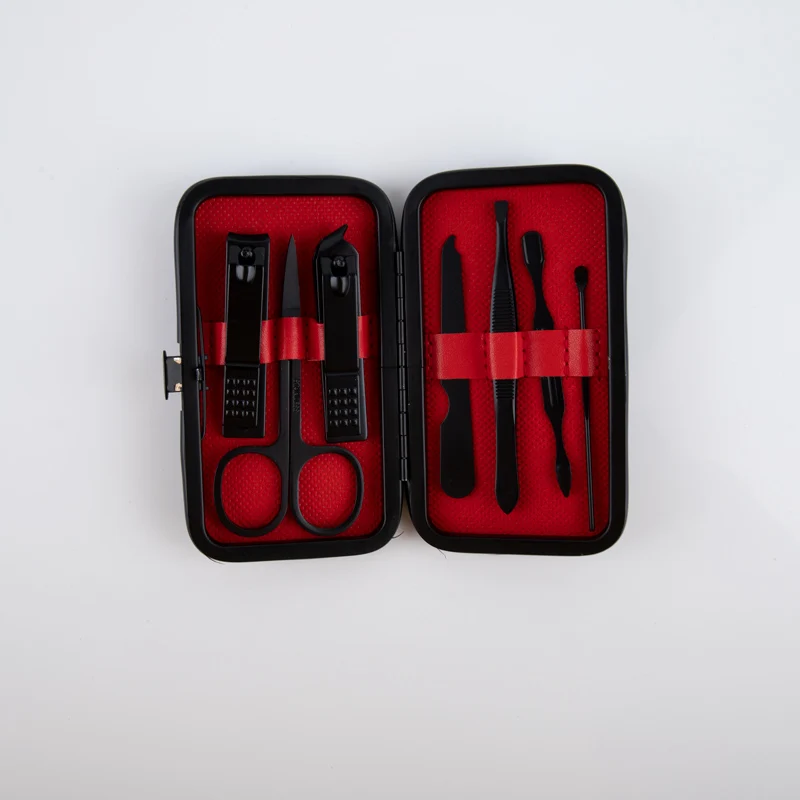 2022 wholesale professional nail beauty 7pcs manicure set stainless pedicure care tools manicure set tools