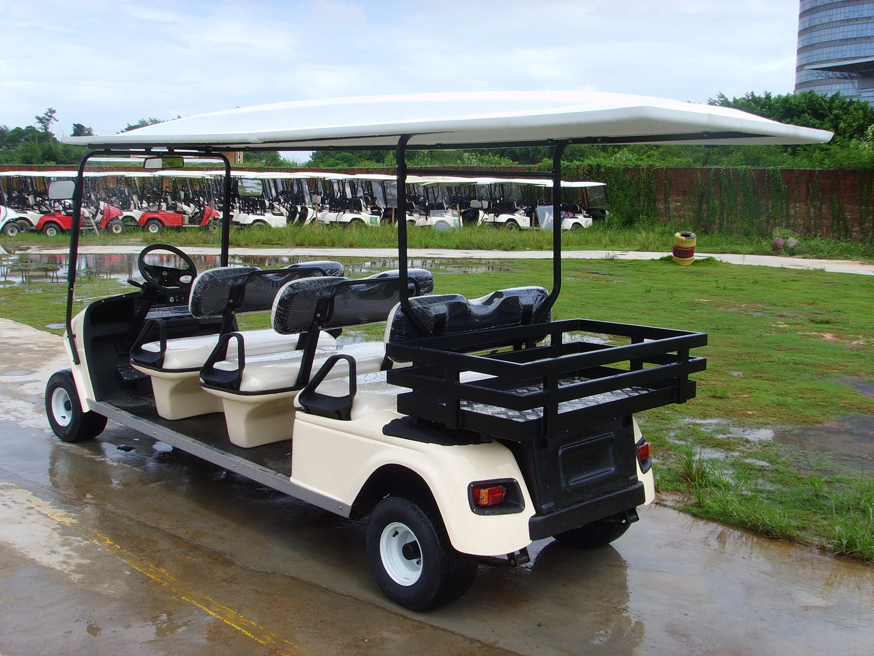 
6 seater golf cart with cargo box best prices quality customized golf cart 