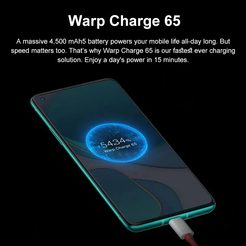  OnePlus 8T 8GB 128GB 5G Смартфон Snapdragon 865 48MP Быстрая зарядка мобильный телефон глобальная