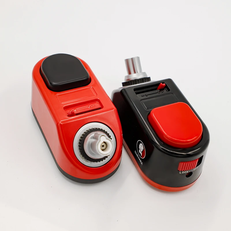 Guevara Logo Powerful Single Flame Jet Lighter Refillable Gas Cigar Torch Lighter