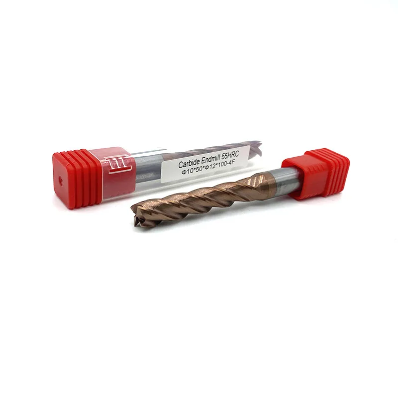 Professional Manufacturer 4 flutes square end mill carbide milling cutter in huge stock