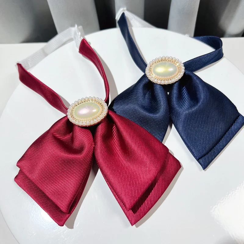 Hot Selling Women Cravat Butterfly Ladies Bow Tie Girl Student Hotel Clerk Waitress Neck Wear Silk Ties