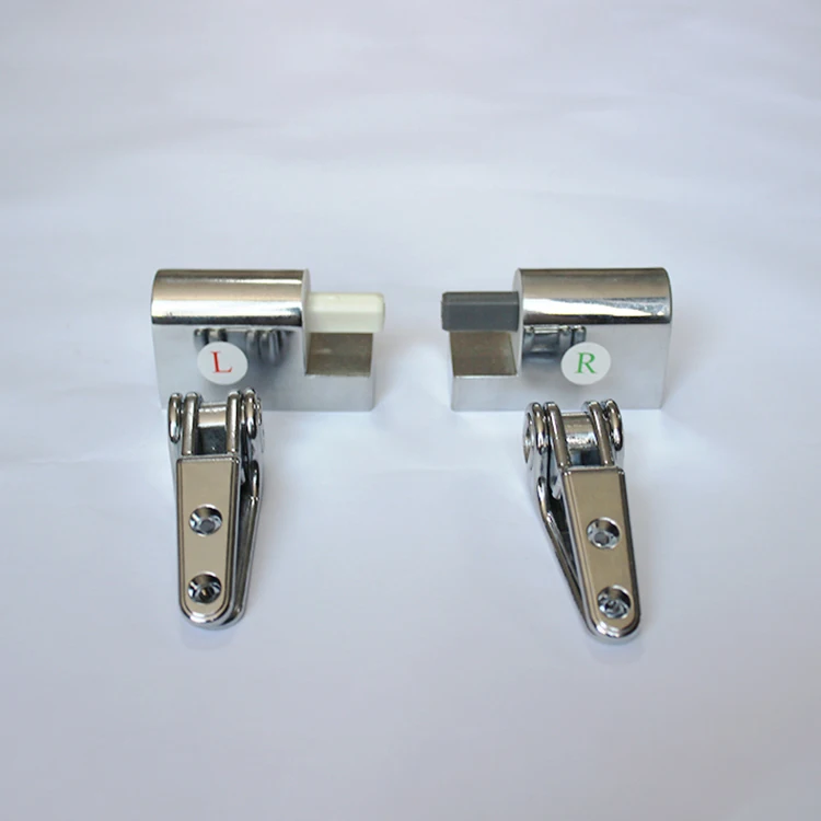 Factory Price Zinc Alloy Metal Toilet Seat Slow Close Hinge With Damper