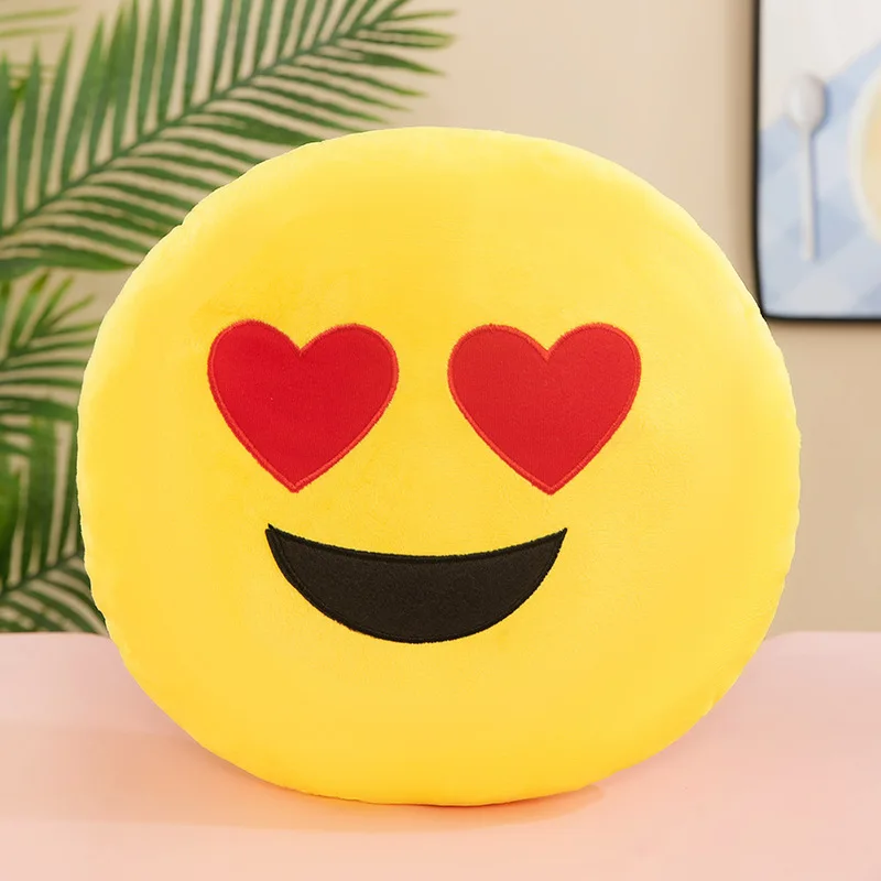 UTOYS soft plush emotion pillow hand warmer for fun creative sofa cushion household soft Stuffed toy