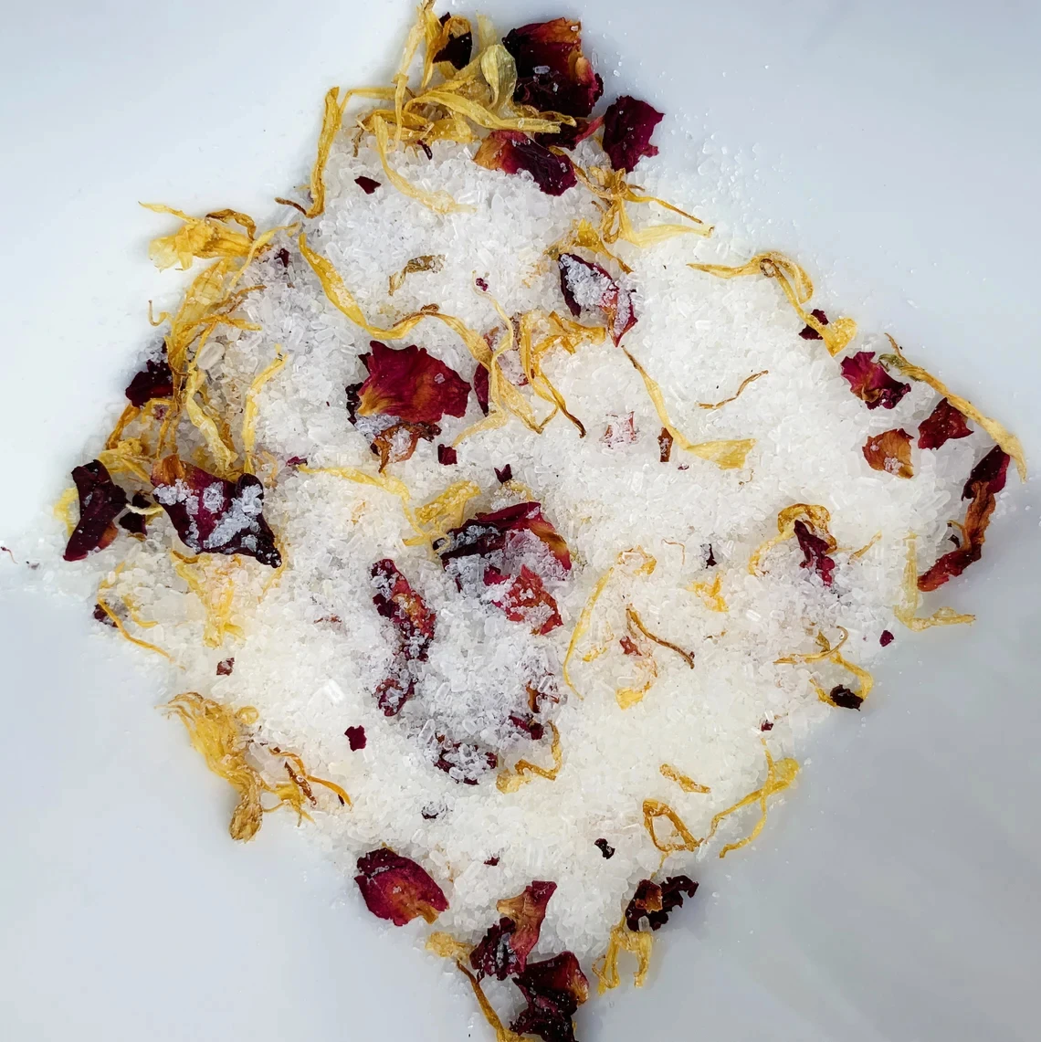 Custom Private Label Test Tube Bath Salts Soak Natural Scented Pink Himalayan Rose Bath Salts Epson With Flowers