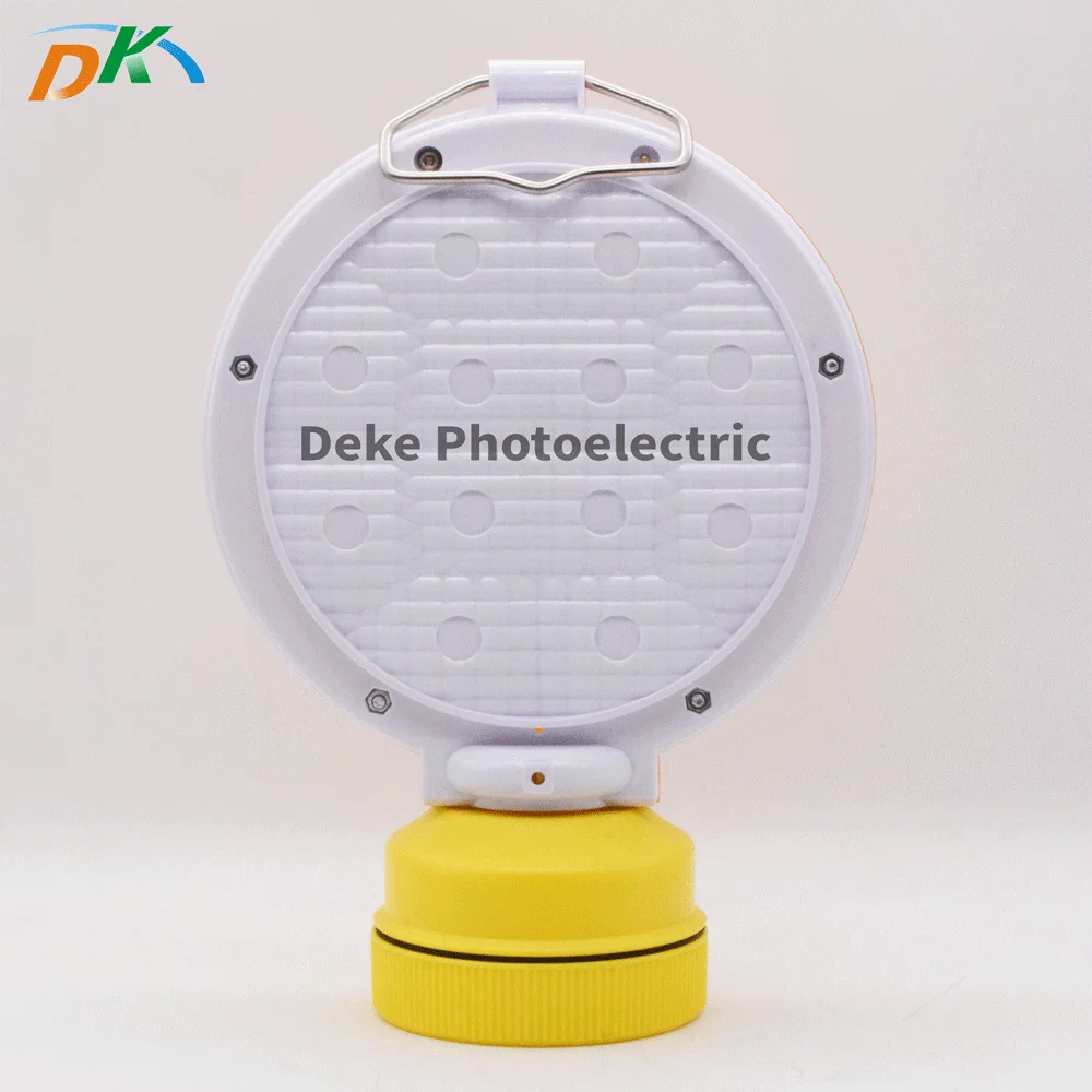 DK high brightness safety traffic warning barricade light road construction led warning light