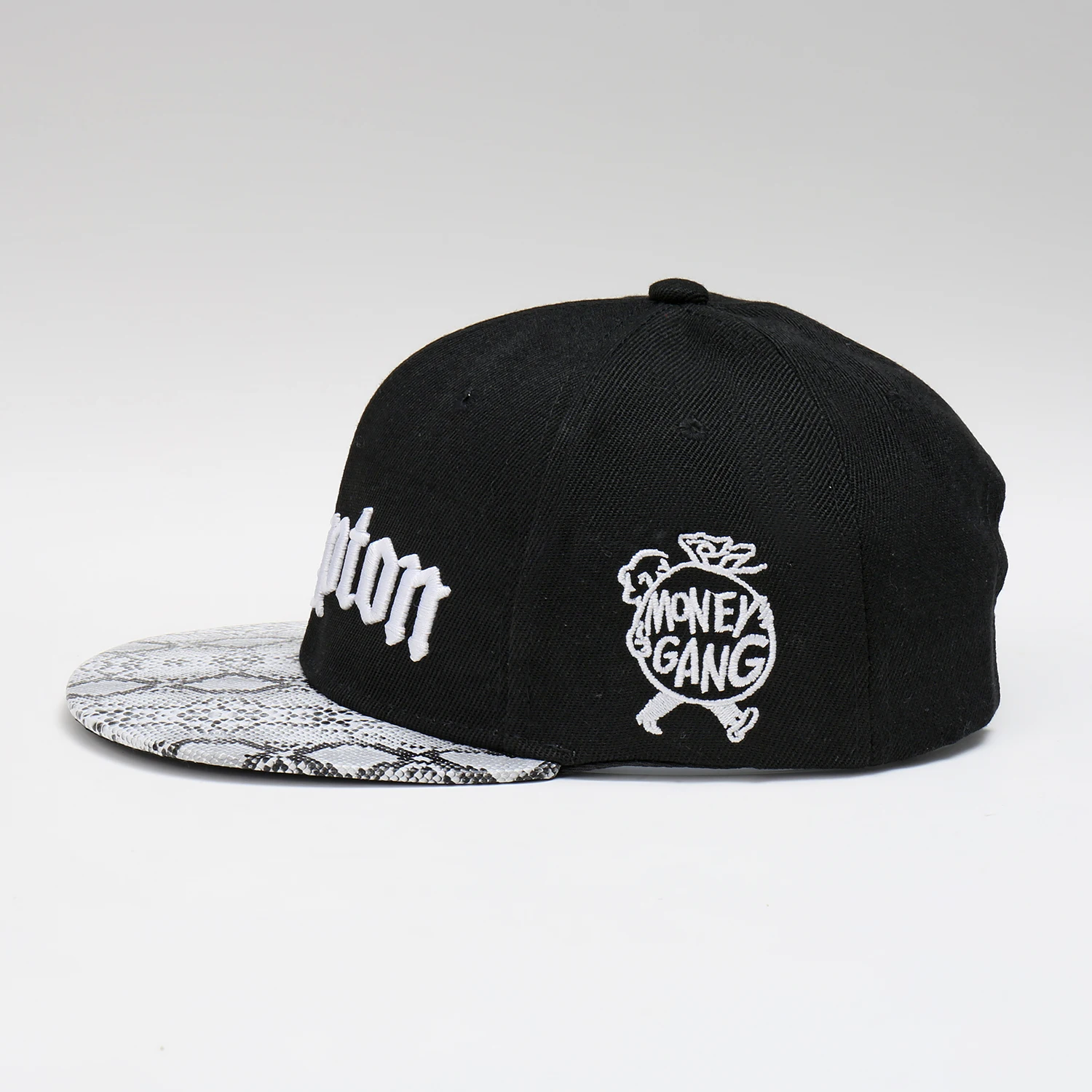 Full Custom Own Brand Outdoor Cotton/Polyester Hip hop Hat Cool Street Dance Mens 6 Panell Embroider Flat Brimmed Sports Caps