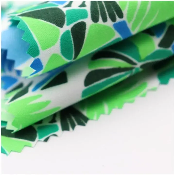 High quality new design peachskin fabric digital print waterproof polyester fabric