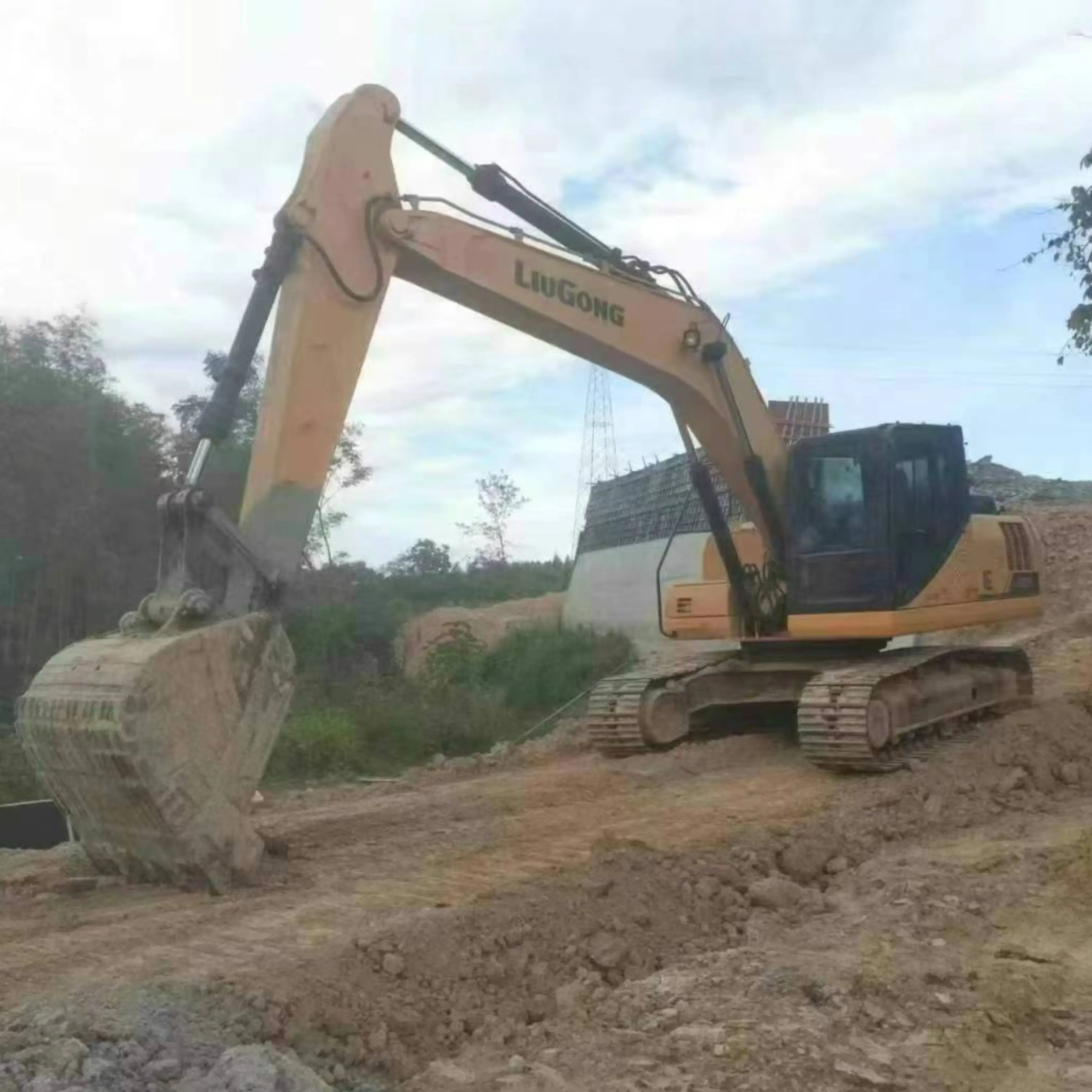 Original  heavy construction equipment 20Ton Used Excavator Liu GONG   920E