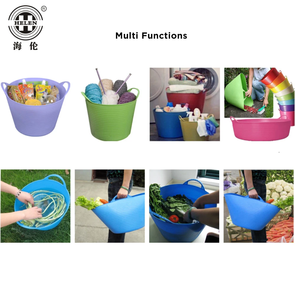 Multi Purpose Heavy Duty Flex Tub Plastic Storage Bucket Water Bucket 16L