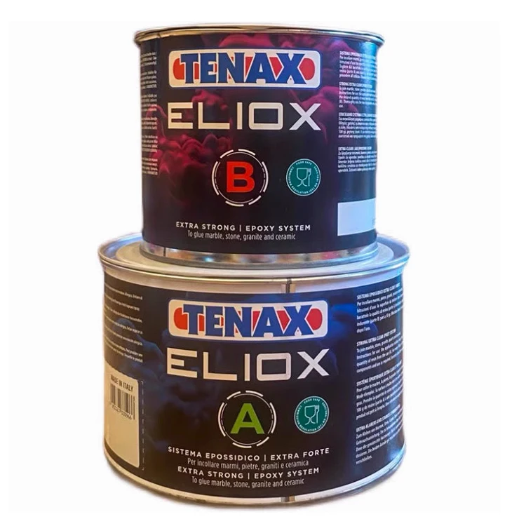 ELIOX A+B  EXTRA CLEAR EPOXY MASTIC Suit for fill glue indoor and outdoor of marble and stone