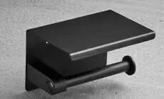 No Drilling stainless steel toilet paper holder with shelf toilet paper roll holder toilet roll paper holder