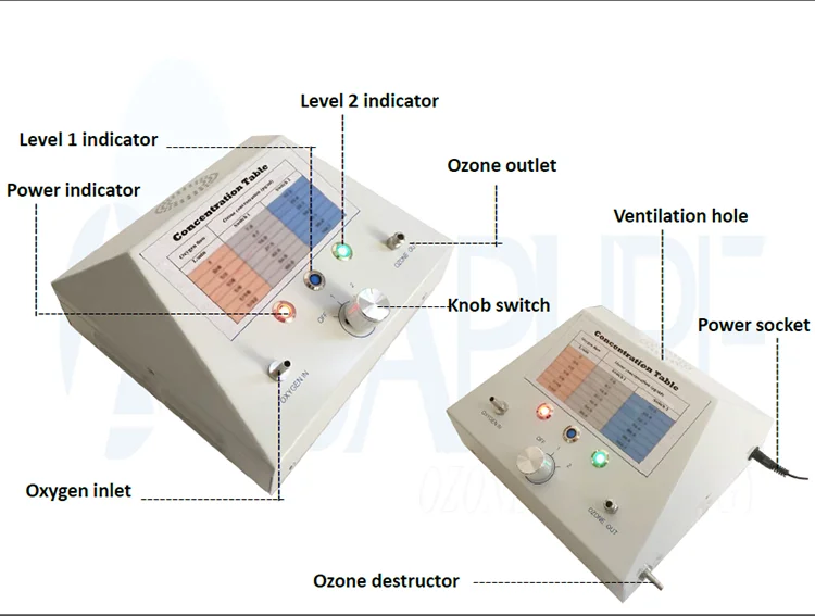 Ozone Steam Sauna Therapy device equipo AOT-MD-500