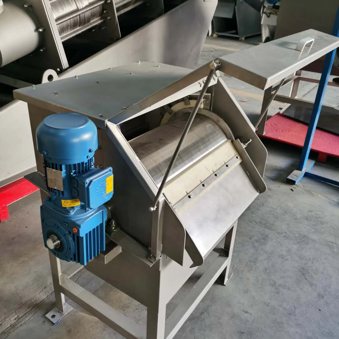 Wastewater Treatment Plant Bar Screen Rotary Drum Filter