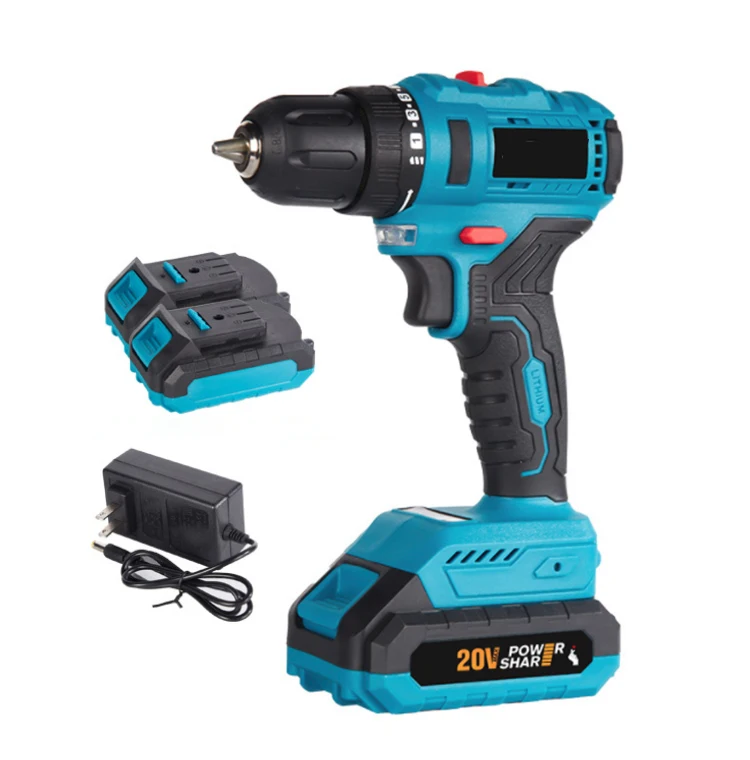 Diy cordless drill power screw driver multi-function drill  20v high power tools hummer
