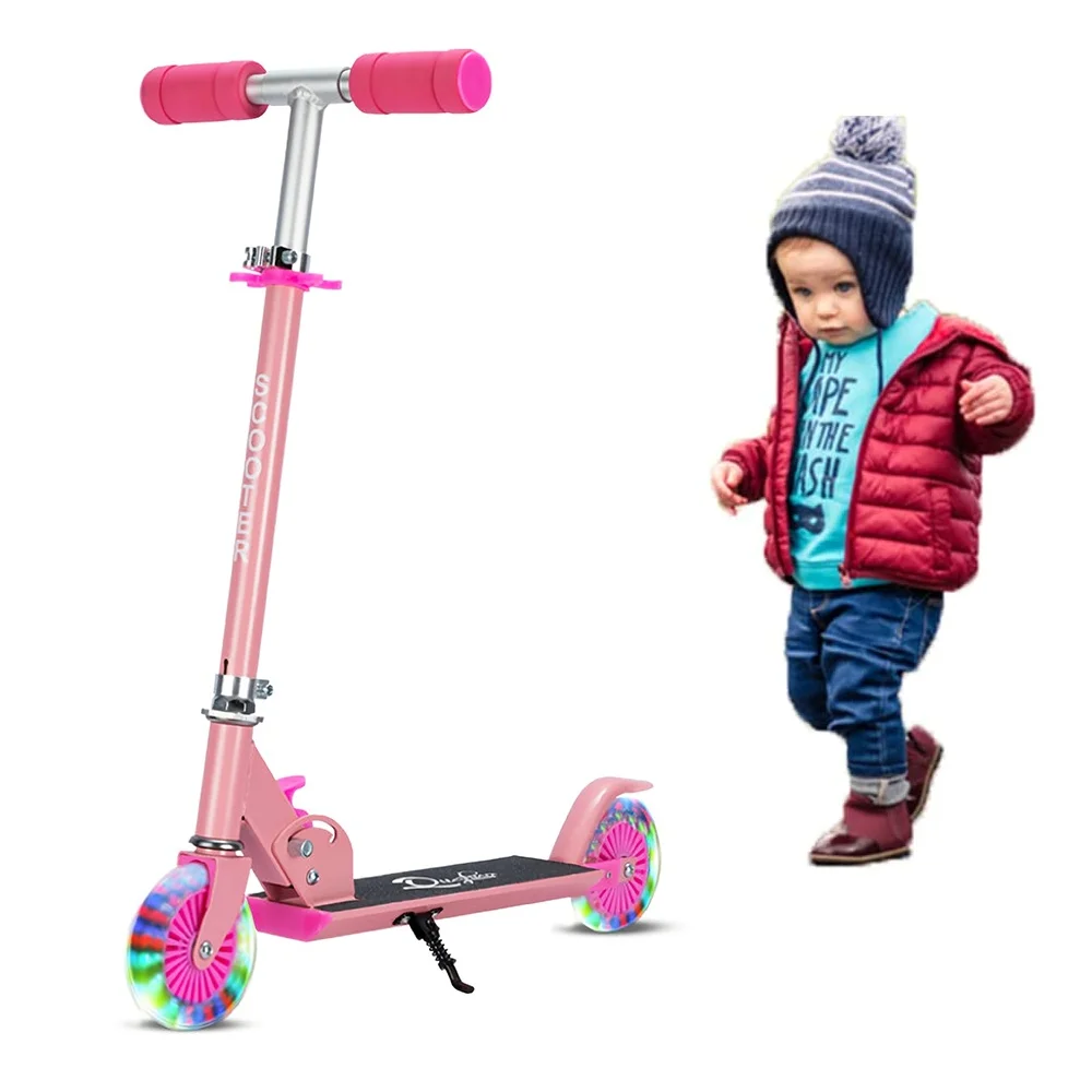 2021 upgrade 2 Wheels Adjustable foldable Kick Scooter with tripod for Children and kids