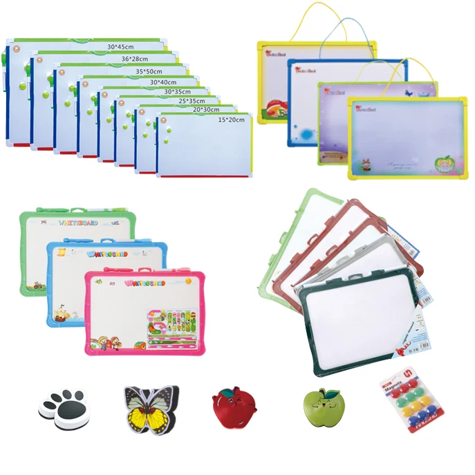 Double Sided White Paper White Board Dry Erase Writing Board Magnetic Cartoon Whiteboards
