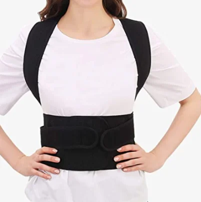 High Quality Battery Custom heated Corrector Back Shoulder Brace heating pad